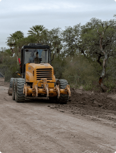 Avance de obra - maquinaria en obra